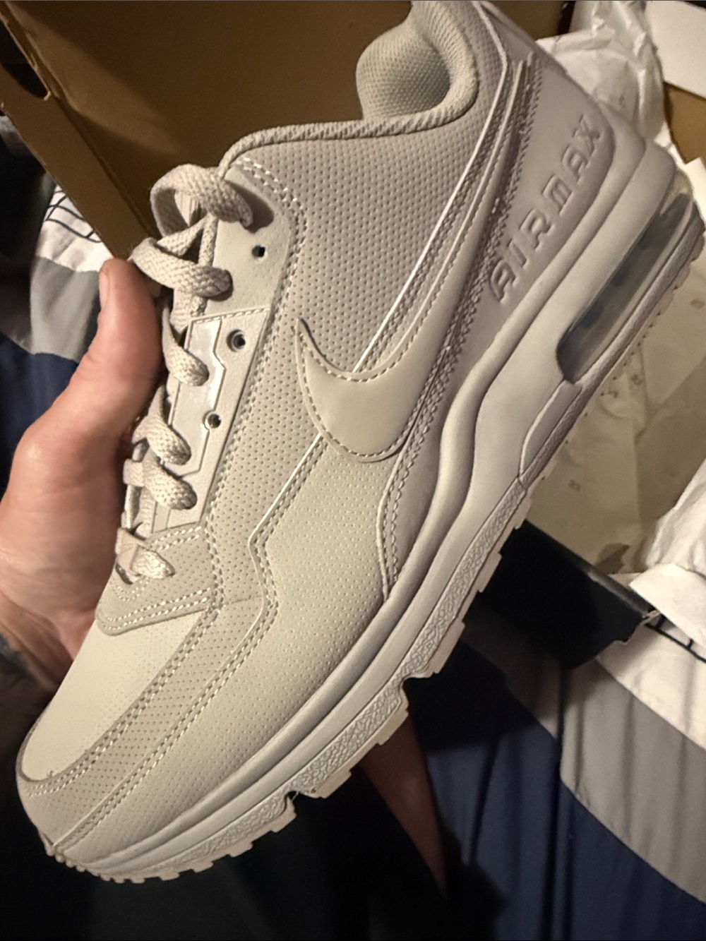 Nike Men’s Air Max Low-Top Sneakers in Light Beige